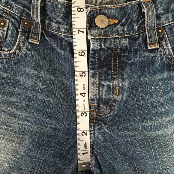 Abercrombie & Fitch Blue Medium Wash Boot Cut Jean - Picture 8 of 8